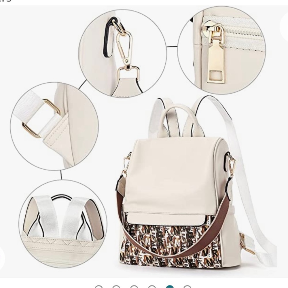 Cluci Letters Waterproof Backpack - Picture 6 of 7